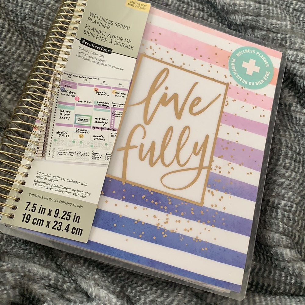 Recollections undated planner